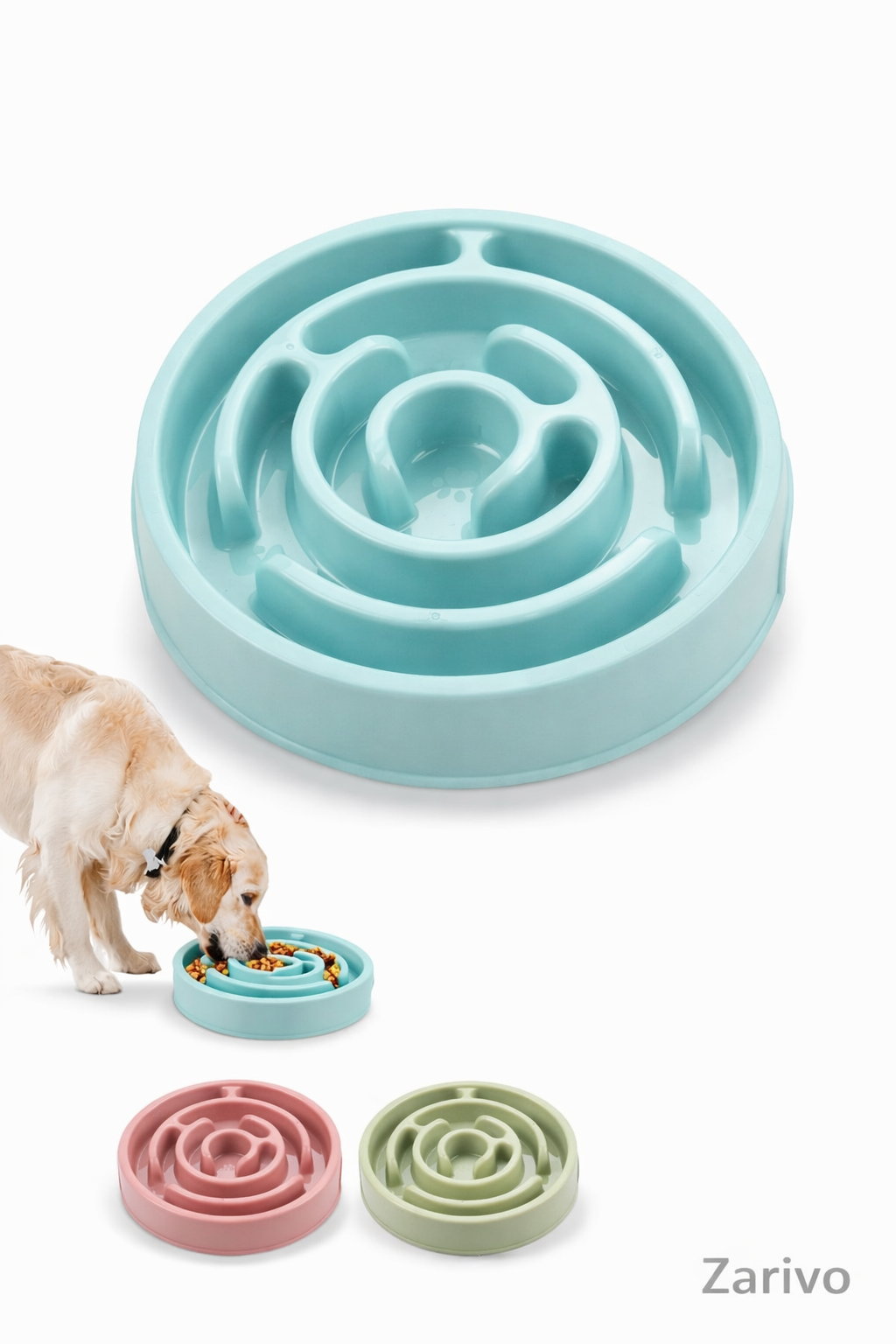 Rutschfester Anti-Schling-Hundenapf – Slow Feeder