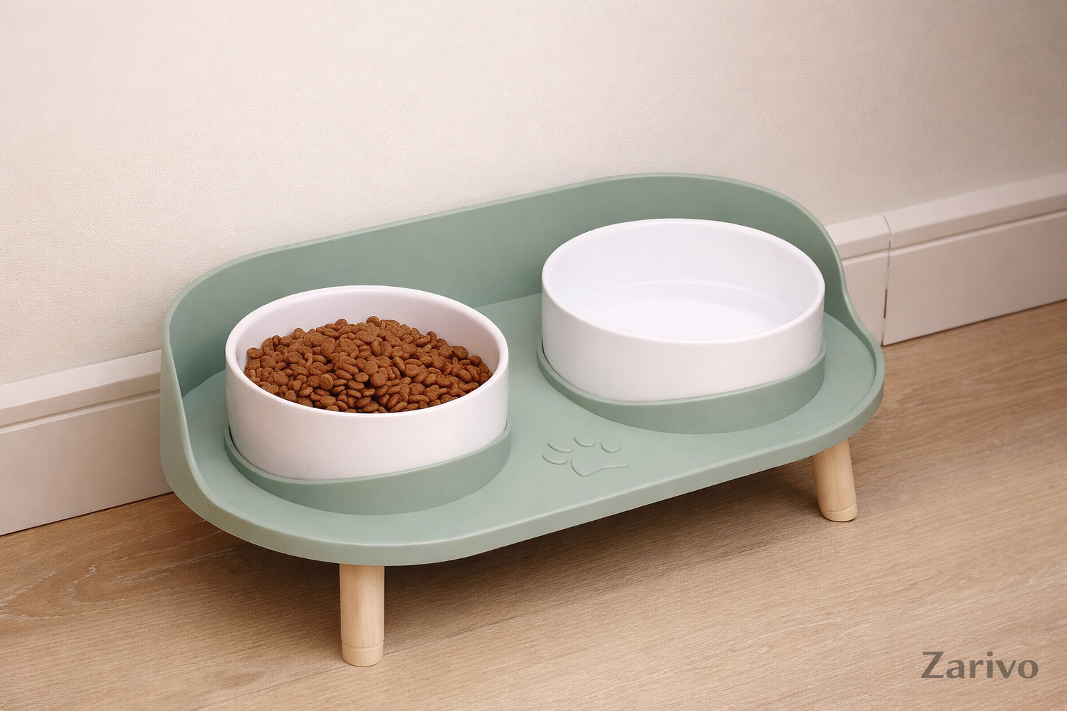 Doppelnapf-Futterstation – Höhenverstellbar für Katzen & Hunde