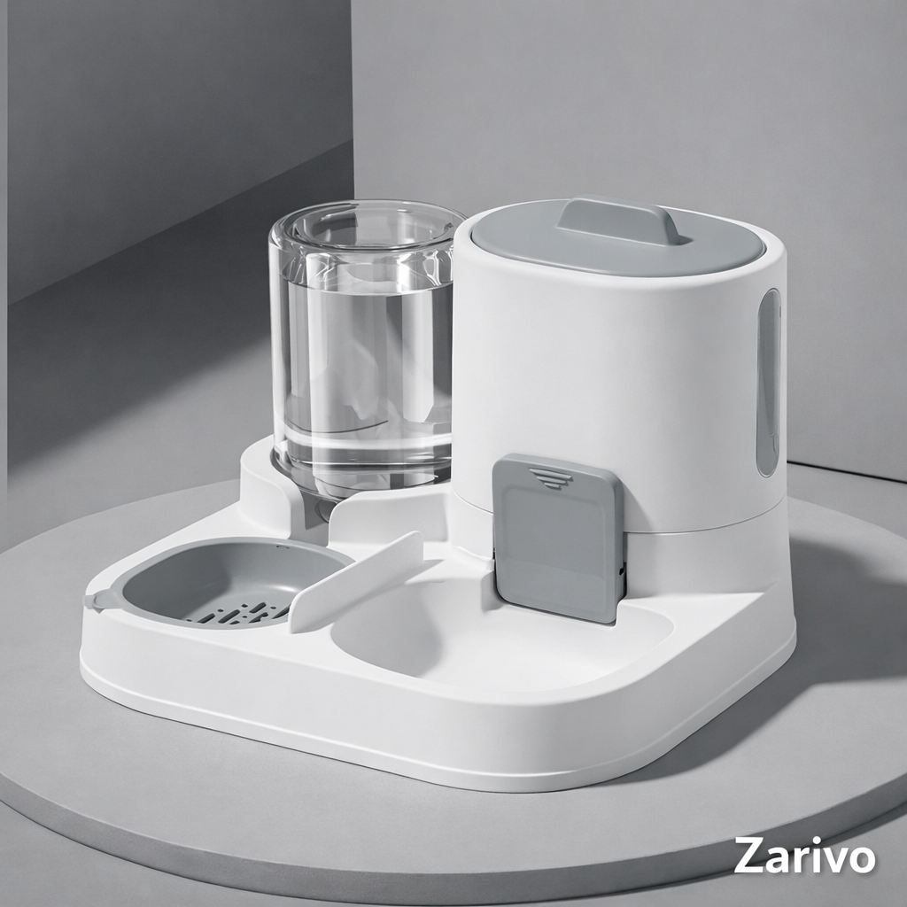 Automatischer 2-in-1 Futter- & Wasserspender