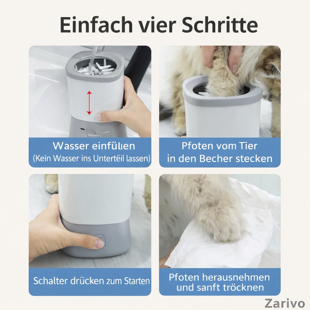 Automatischer Pfotenreiniger